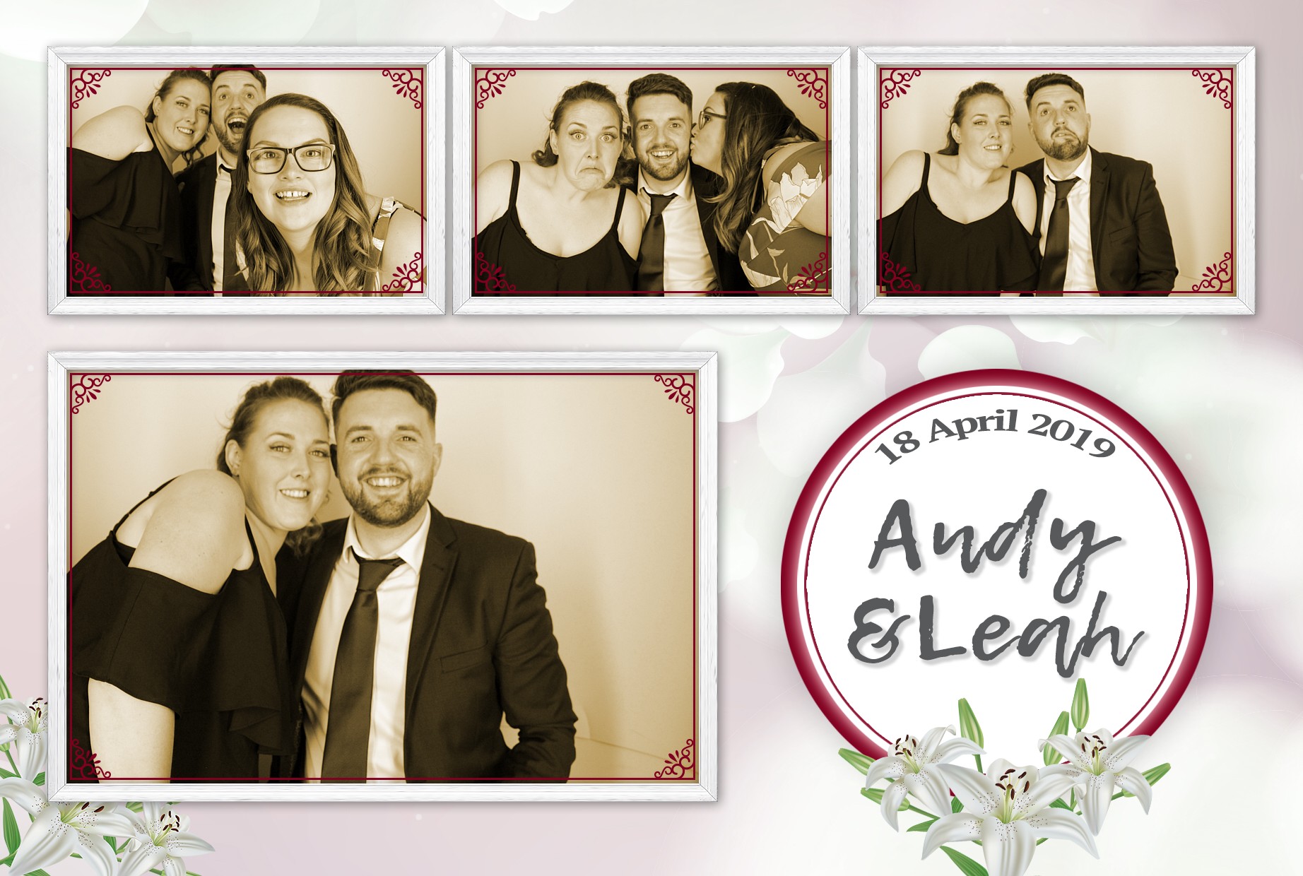 Andy & Leah's Wedding | View more photos from the event at gallery.myphotoboothexperience.co.uk/u/MyPhotoBoothExperienceLtd/Andy-Leahs-Wedding